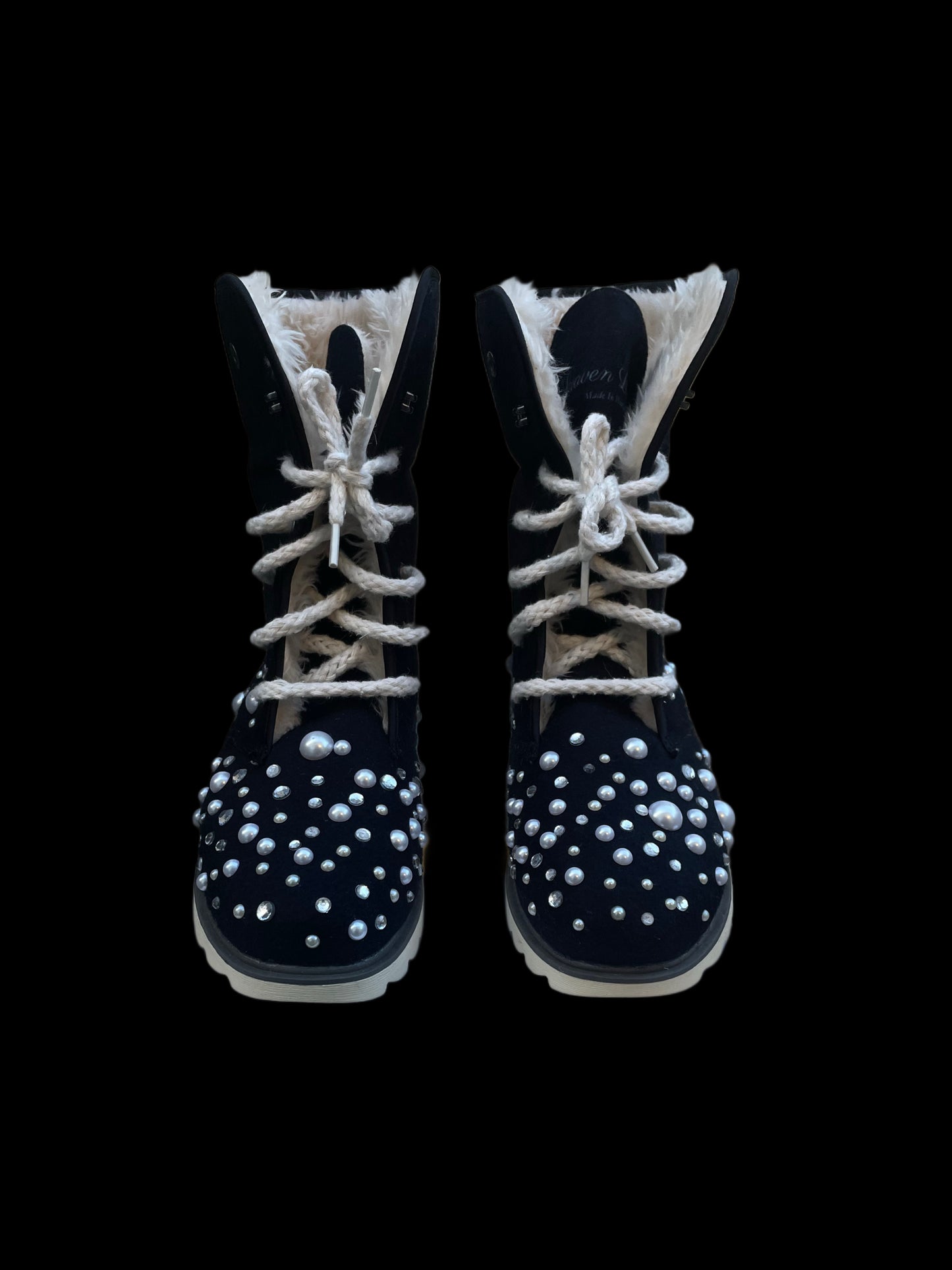 LUXURY FUR BOOTS ‘ONYX’