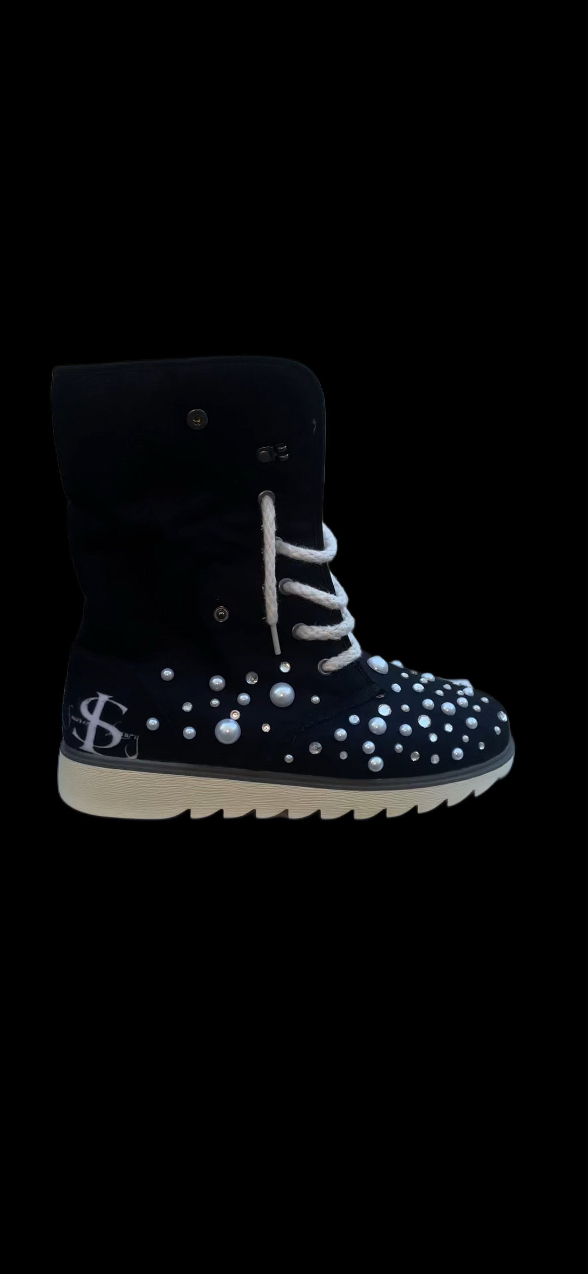 LUXURY FUR BOOTS ‘ONYX’