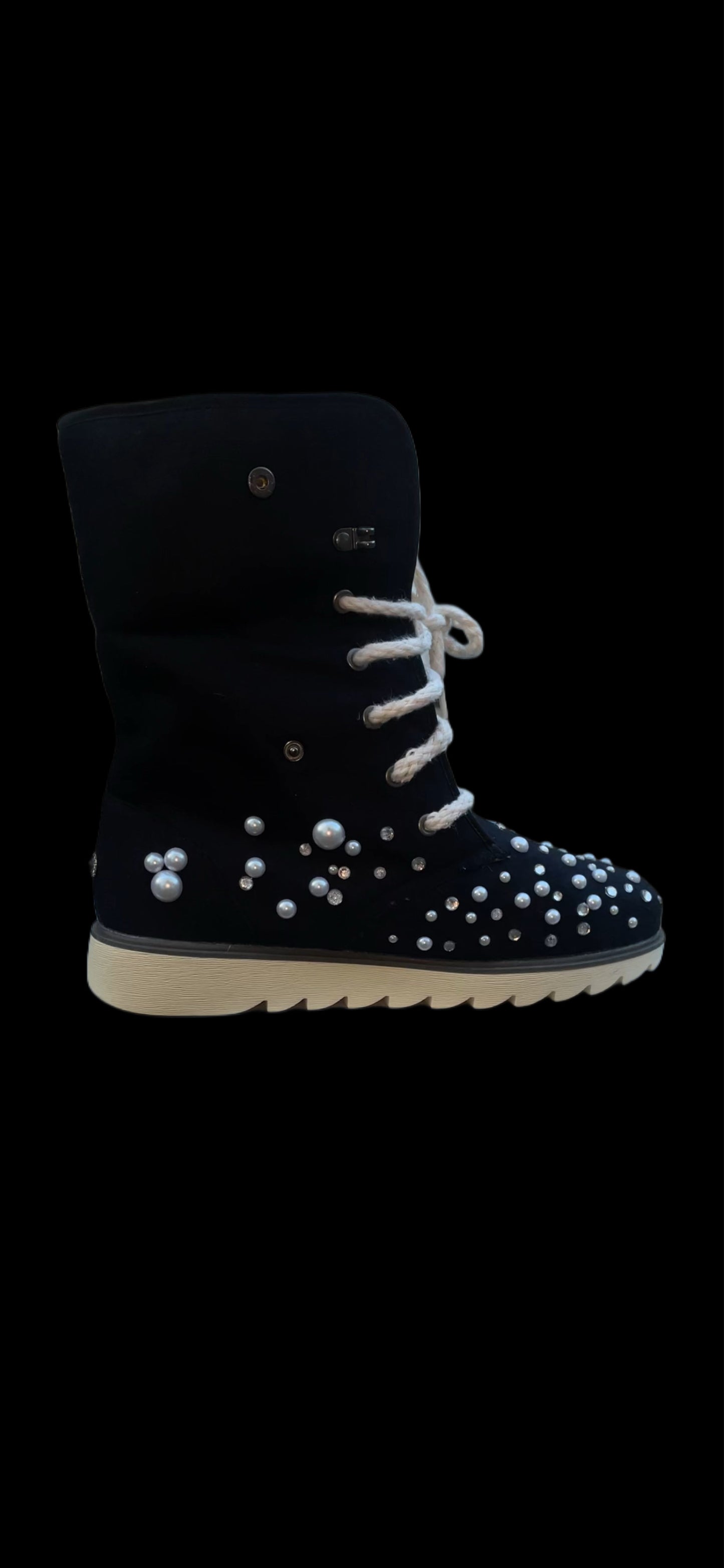 LUXURY FUR BOOTS ‘ONYX’