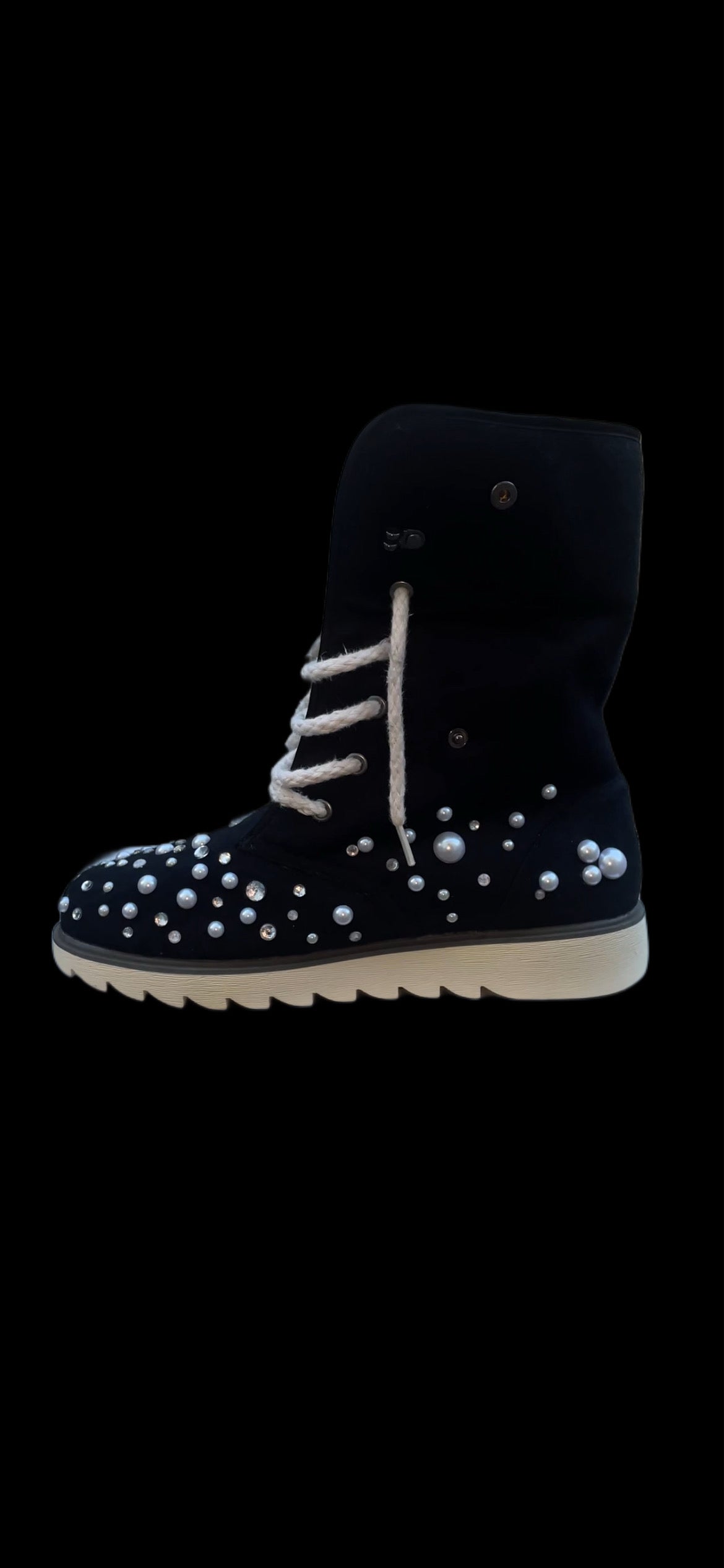 LUXURY FUR BOOTS ‘ONYX’