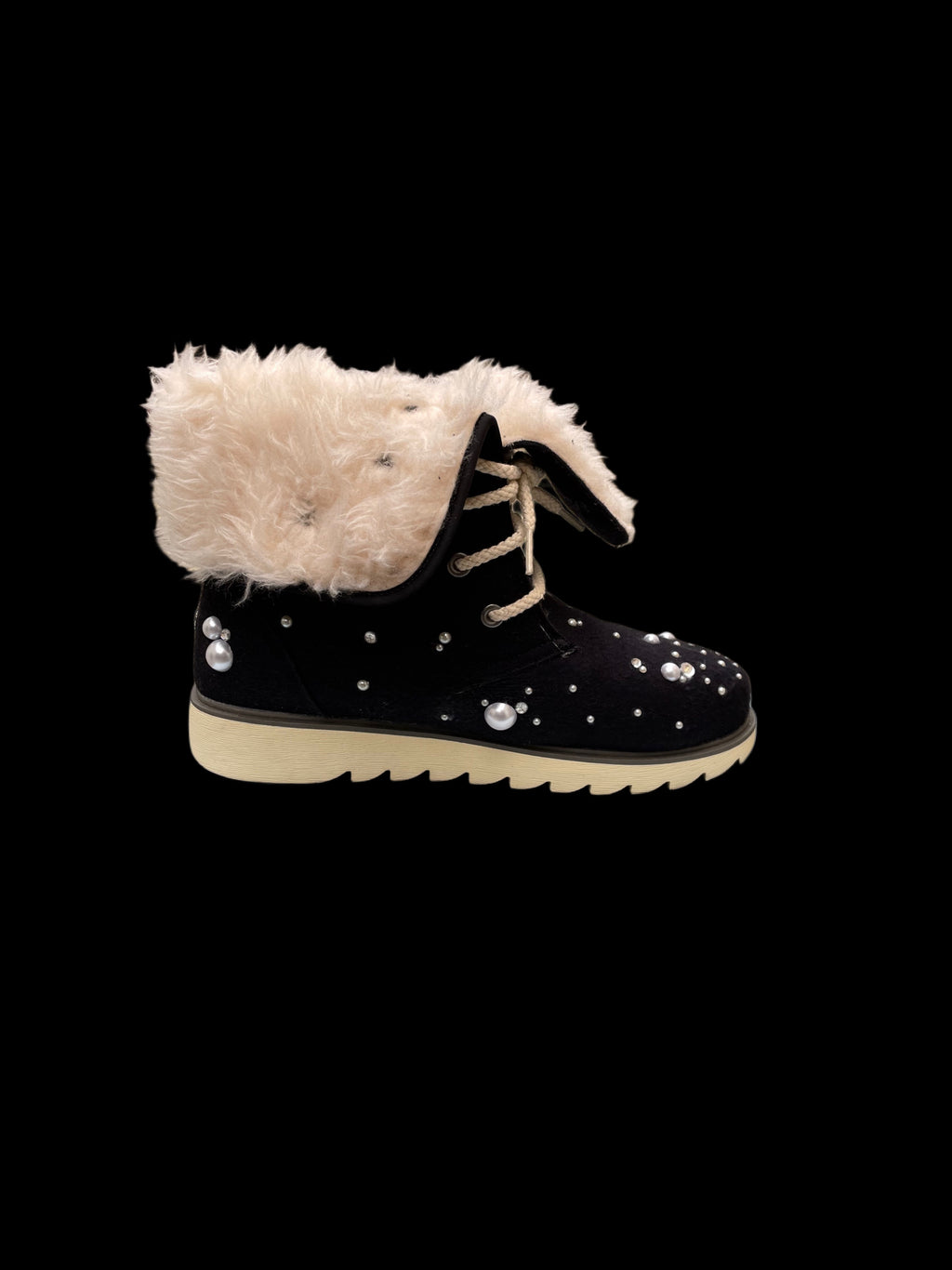 LUXURY FUR BOOTS ‘ONYX’