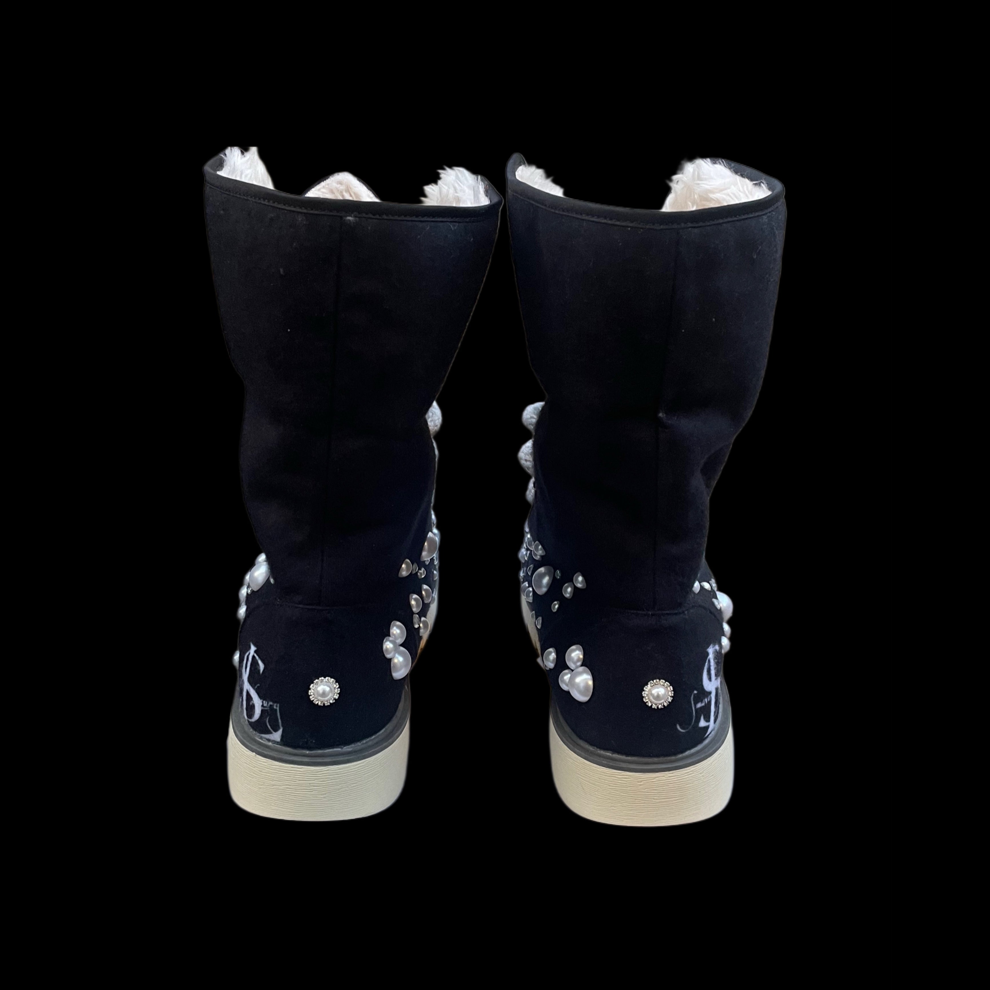 LUXURY FUR BOOTS ‘ONYX’