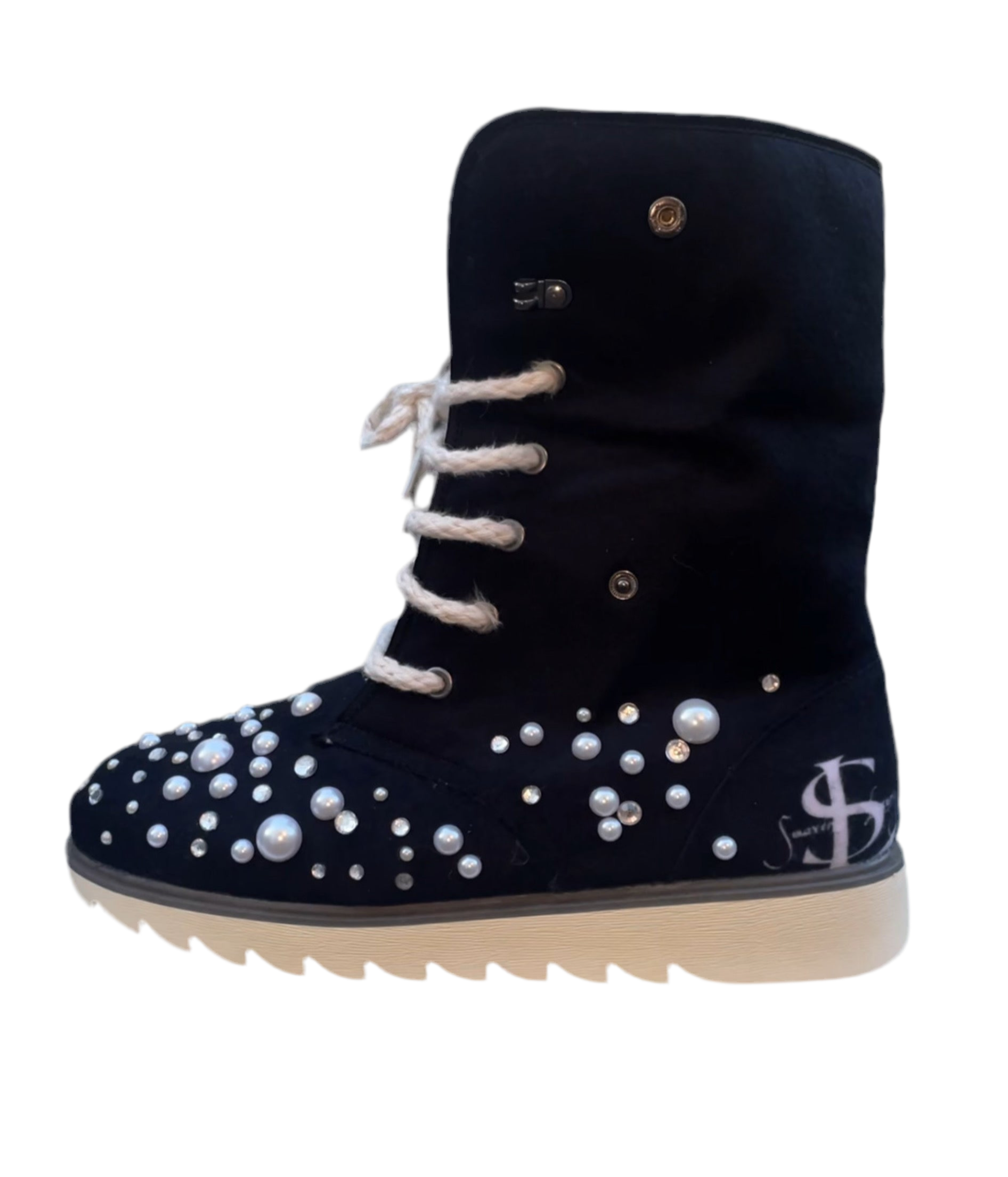 LUXURY FUR BOOTS ‘ONYX’