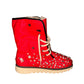 LUXURY FUR BOOTS ‘CRIMSON’