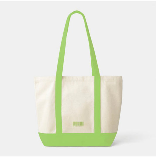 Swaven Two-Tone Tote Bag ‘Slime’