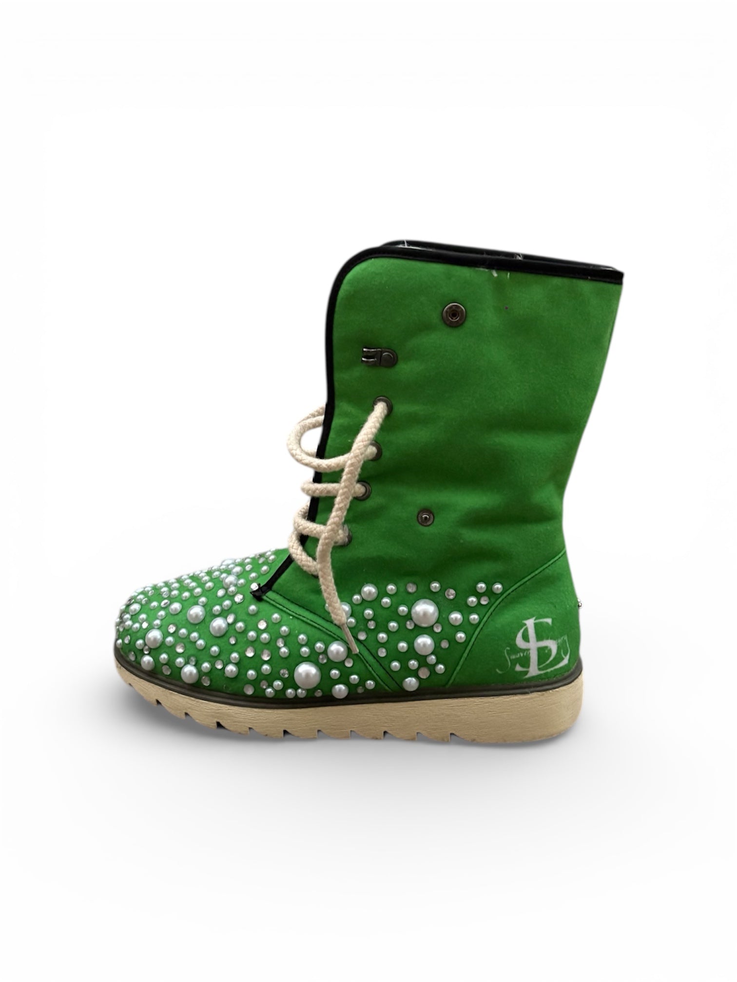 LUXURY FUR BOOTS ‘EVERGREEN’
