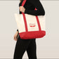 Swaven Two-Tone Tote Bag ‘Red’