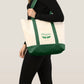 Swaven Two-Tone Tote ‘Money Green’