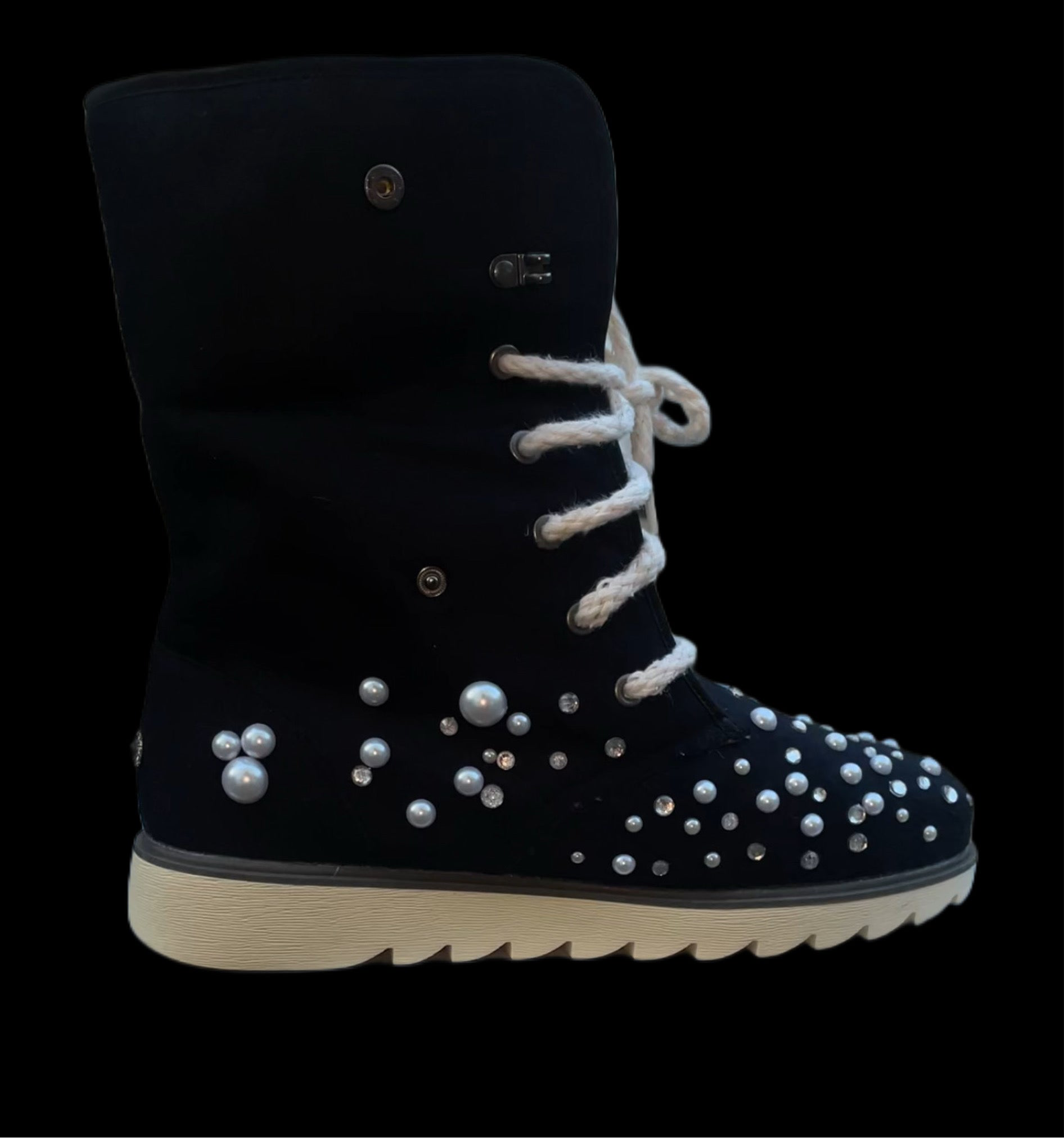 LUXURY FUR BOOTS ‘ONYX’