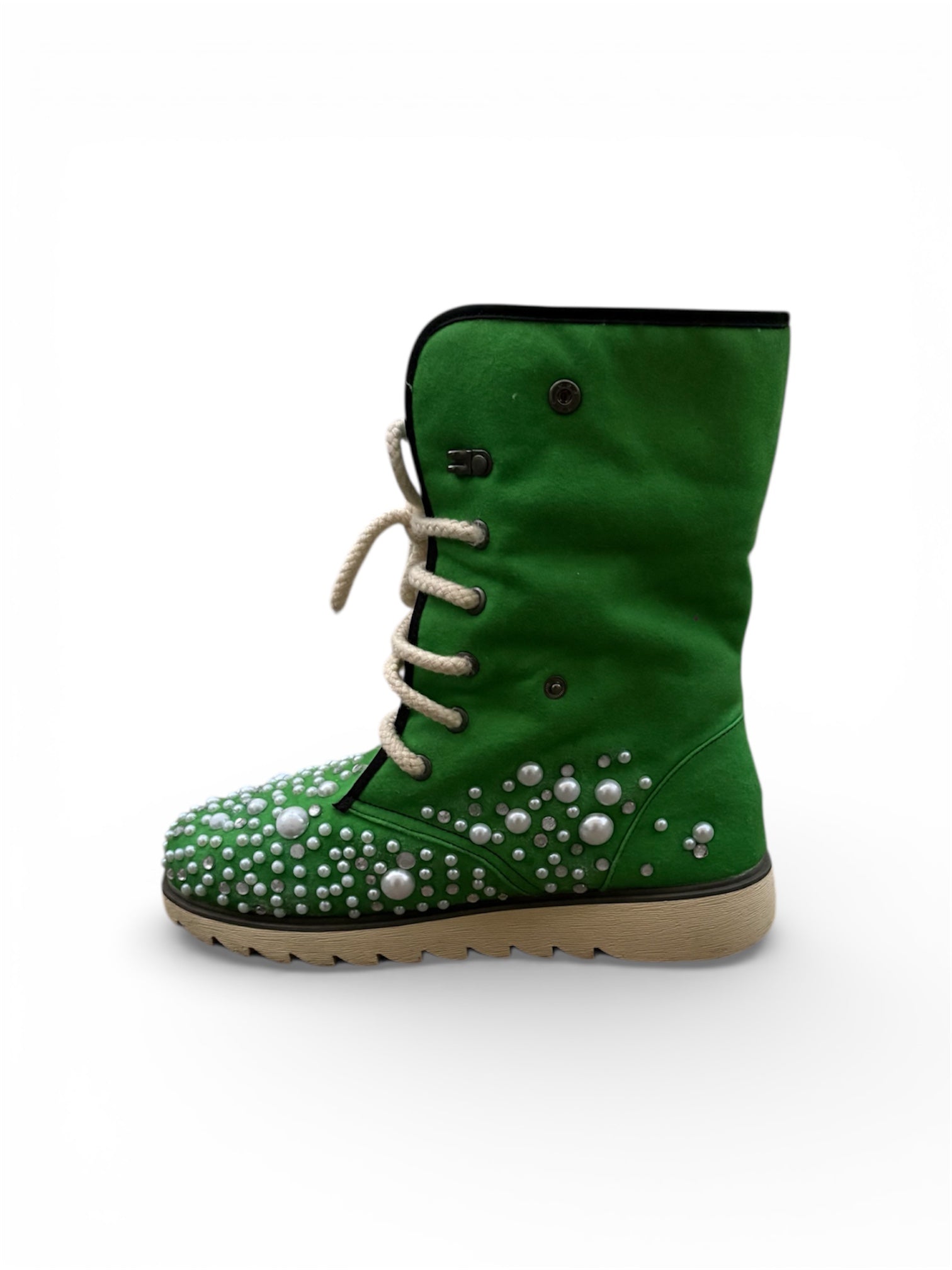 LUXURY FUR BOOTS ‘EVERGREEN’