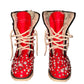 LUXURY FUR BOOTS ‘CRIMSON’