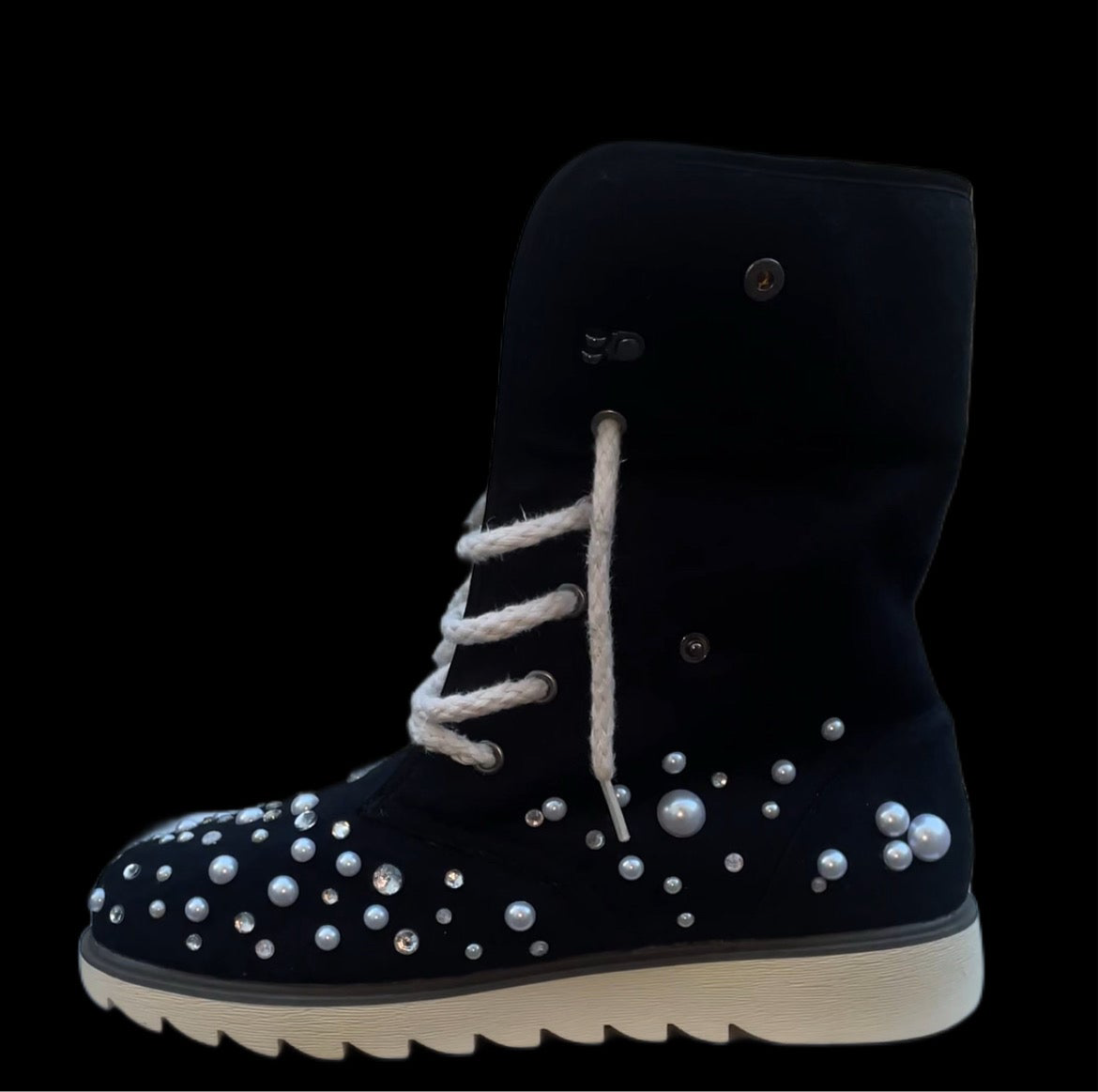 LUXURY FUR BOOTS ‘ONYX’