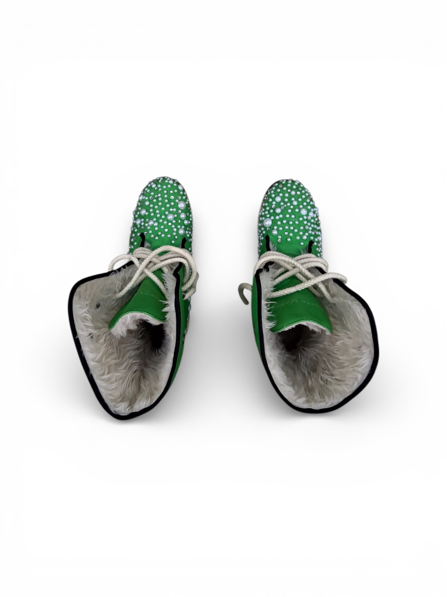 LUXURY FUR BOOTS ‘EVERGREEN’