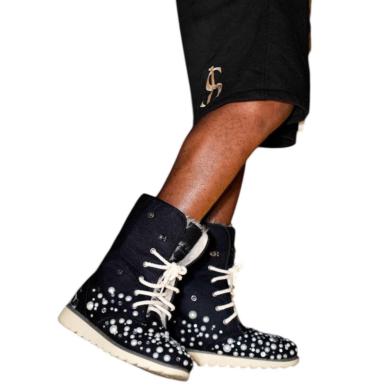 LUXURY FUR BOOTS ‘ONYX’