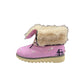 THEE LUXURY FUR BOOTS 'PINK PRINT'